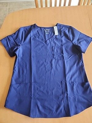 Scrub Star Scrub Top. Navy. NWT. Size Large