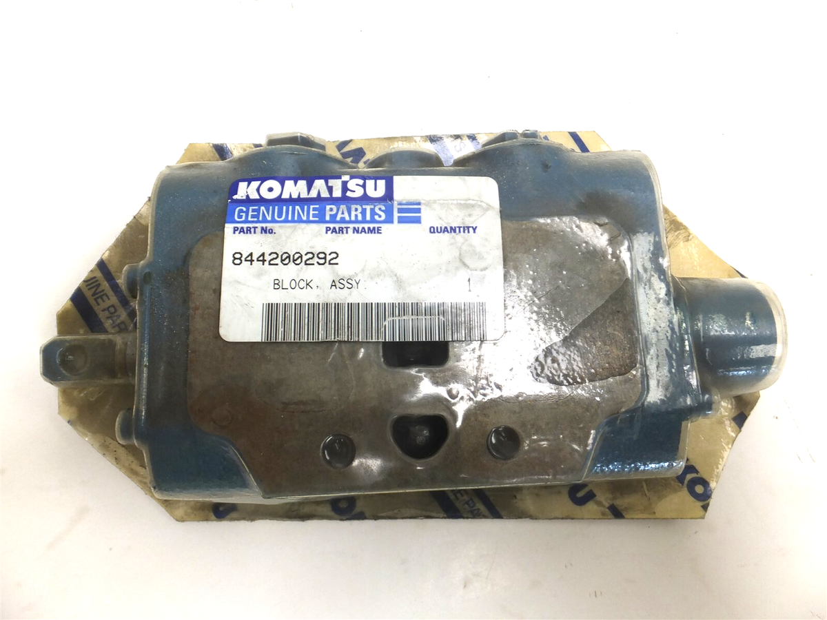 844200292 GENUINE OEM KOMATSU BLOCK ASSY | eBay