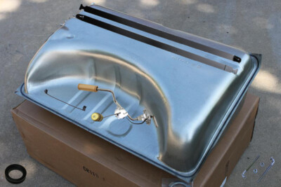 70-1 Duster Valiant Dart Fuel Gas Tank Kit 3/8 Sender w/o Return Strap CR11D Tin