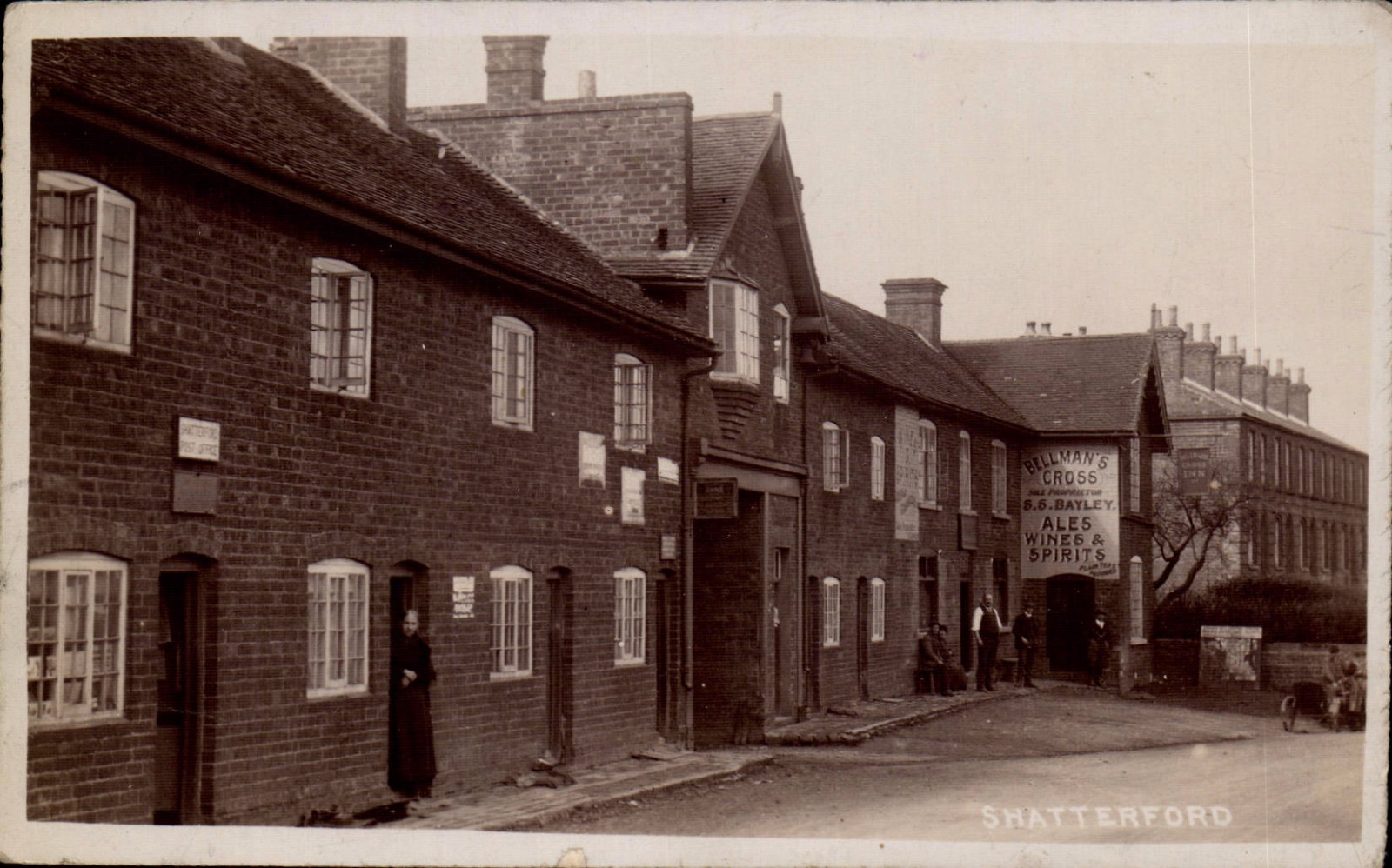 Shatterford near Kidderminster. Post Office & Bellman's Cross Inn. eBay