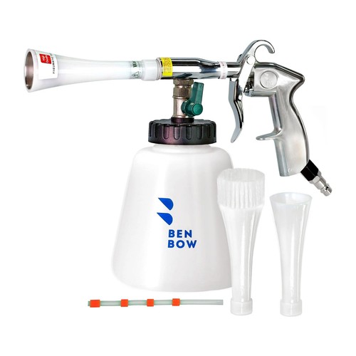 Pistola de limpieza de aire comprimido Benbow + limpiador de telas limpiador interior CLEANTECH - Imagen 3 de 7