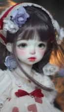 DIY Toys BJD Doll 1/6 Girl SD Bare Resin Jointed Doll with Free Eyes Face Makeup
