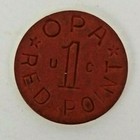 10x Vintage WWII OPA Red Point Ration Token