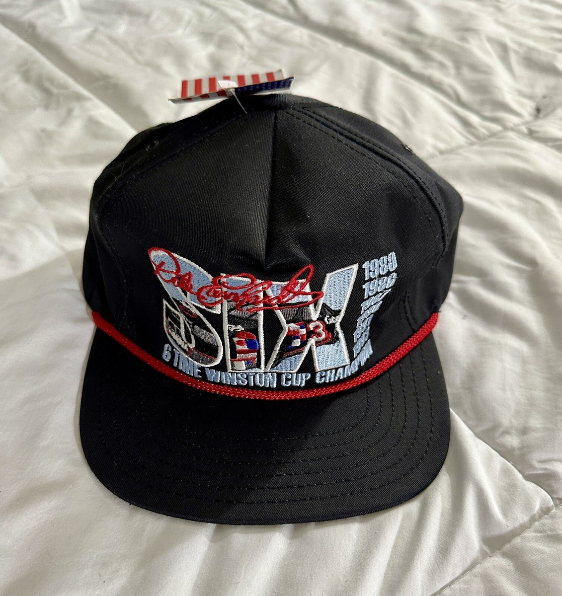 Dale Earnhardt Sr Time Winston Cup Champion Hat Vintage New With