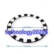 1PC NEW 16-bit WS2812 5050 RGB LED intelligent RGB ring development board YT