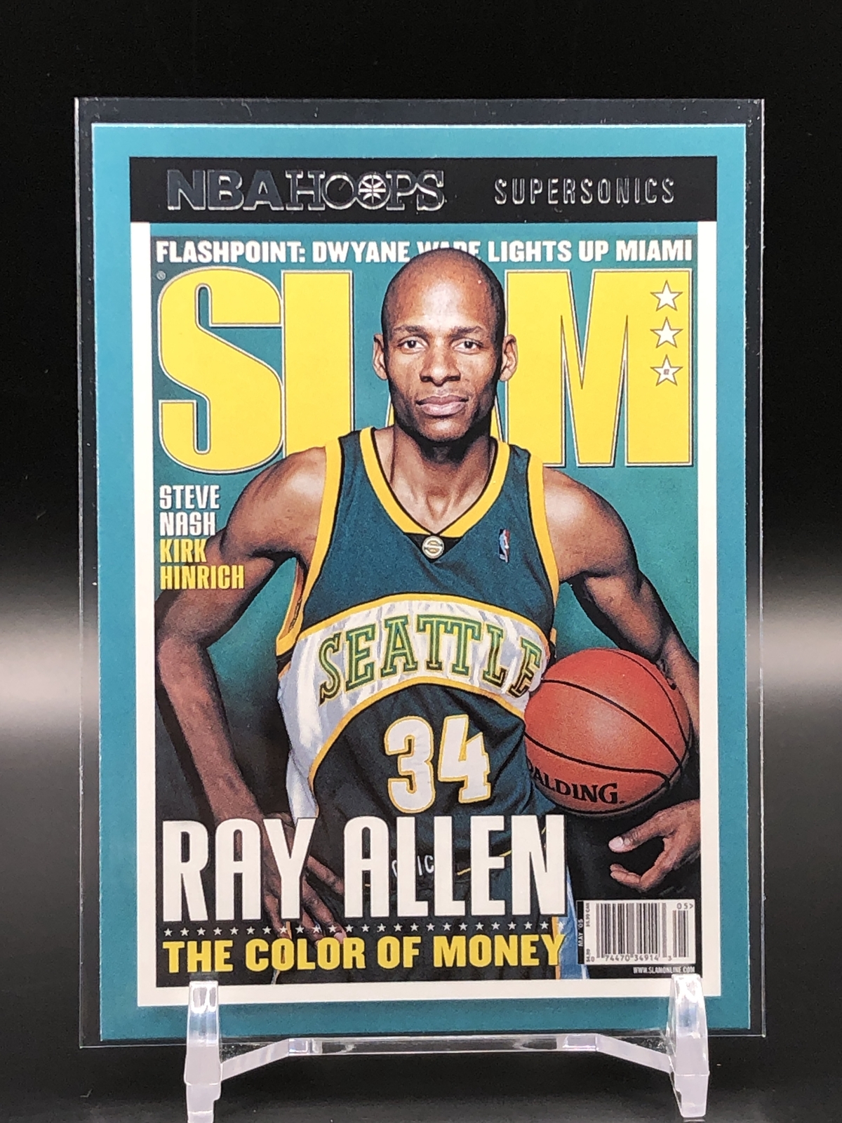 2021-22 Hoops #SLAM #87 Ray Allen Slam