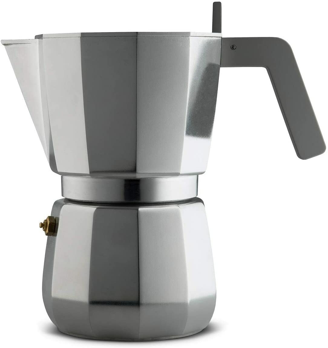 Caffettiera Espresso Alessi DC06/9 FM Moka in Alluminio 9 Tazze - INDUZIONE