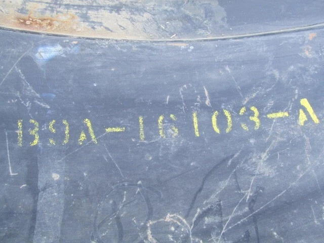 1959 Ford Galaxie Fairlane left front fender splash panel - Image 4 of 4