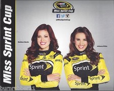 2015 MISS SPRINT CUP "MADISON MARTIN & JULIANNA WHITE" NASCAR POSTCARD 