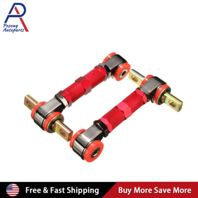 2x Adjustable Racing Rear Suspension Upper Camber Control Arms for Honda Civic