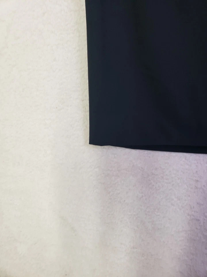 Falda clásica Entier para mujer 14 negra mezcla de lana lápiz recto regular mini Foto 4 de 4