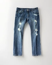 Vigoss Womens The Thompson Tomboy Jeans Size 30 Distressed Slouchy
