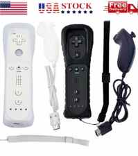 Remote Controller And Nunchuck Gamepad For Nintendo Wii /Wii U No Motion Plus