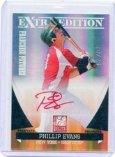 2011 ELITE EXTRA EDITION #84 PHILLIP EVANS AUTOGRAPH RC #10/25 PIRATES 041522
