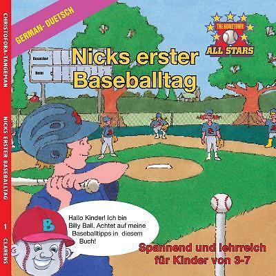 German Nick's Very First Day of Baseball in German : Kids Baseball Book ...