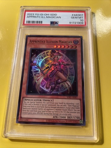 YuGiOh APPRENTICE ILLUSION MAGICIAN #SDID-AE007🔥PSA 10🔥ASIAN/ENG ED-2023 SUPER - Picture 4 of 12