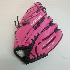 Easton LH Catch Youth Glove; 9" ETX-9N; Black Magic; Pink w/ Black