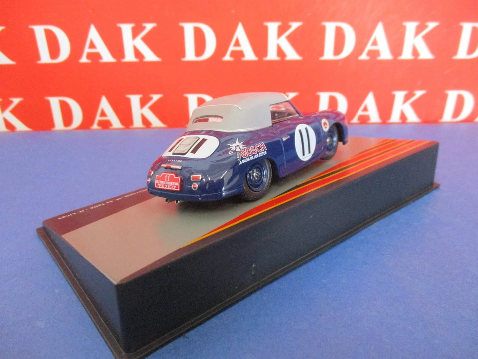 Die cast 1/43 Modellino Auto Porsche 356 Super Carrera Panamericana 1952 H.Linge - Immagine 4 di 4