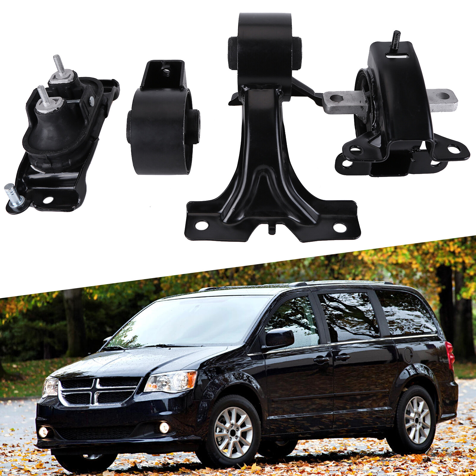 Kit Supporti Motore 3.6l Fwd Set 4 Supporti Motore E Cambio Per Dodge Journey 11-18 3.6L FWD - Choice Automotive Supporti Motore Dodge Journey 3.6l