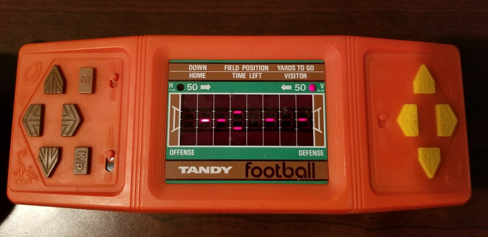 tandy football handheld