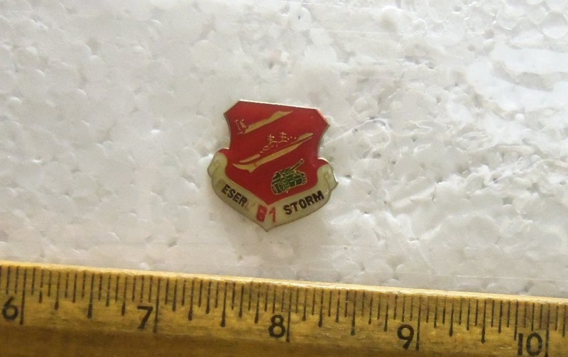 Desert Storm Hat Pin 