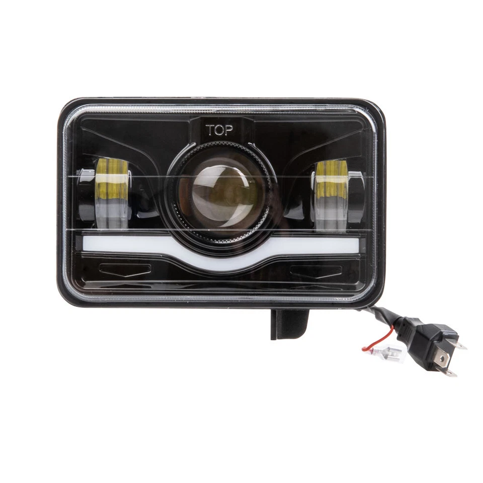 Kit de faros LED negros JNS Engineering para Kawasaki KLR650 1987-2006 Foto 2 de 4