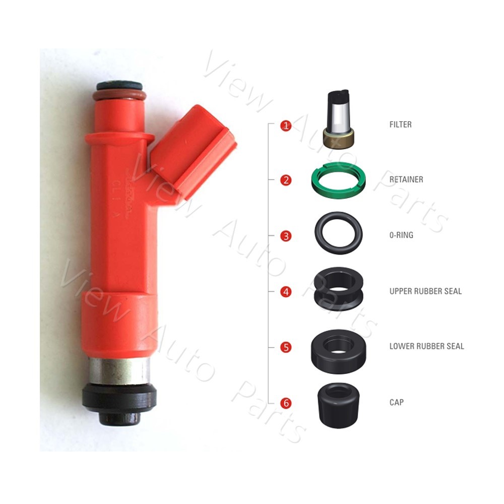 For Toyota 1.8L Denso 1001-87F90 1ZZFE 2ZZGE Fuel Injector