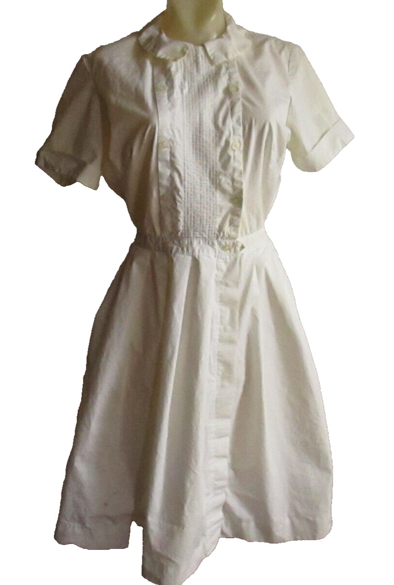 Vtg 70s Dress Uniform Nurse CAROL BRENT Penneys sz 8/9 halloween costume Ratched