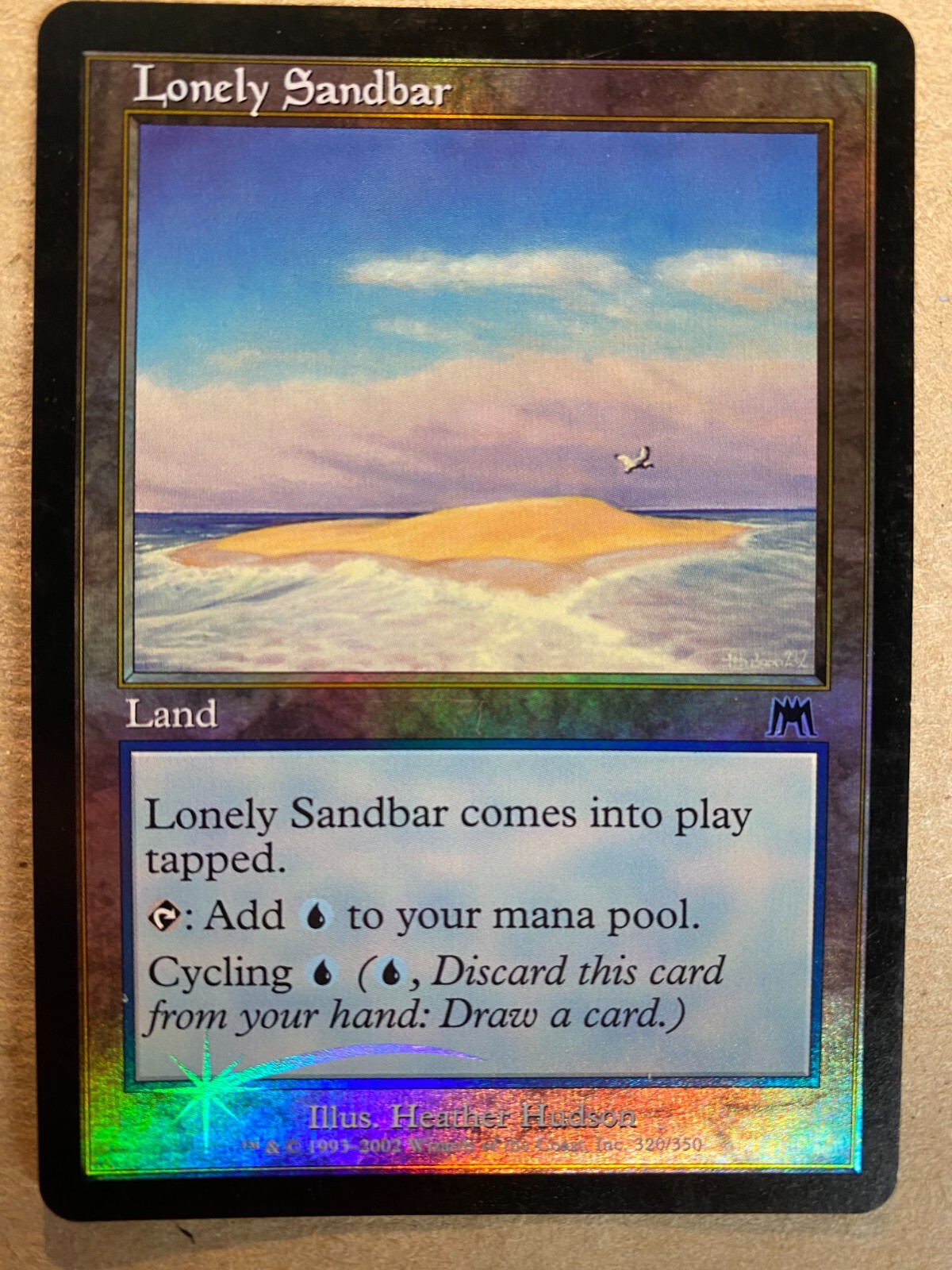 MTG 1x FOIL Lonely Sandbar Onslaught Modern Pauper Magic the Gathering x1 LP