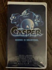 VHS Cassette Tape Casper Seeing Is Believing 1995 MCA Universal Clamshell