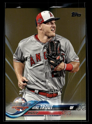 Mike Trout 2018 Topps Update Gold Card /2018 #US176