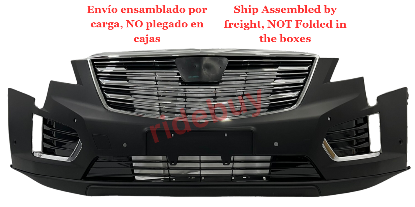 Fit 2017-2019 Cadillac XT5 Front Bumper Complete Assembly w/6sen hole
