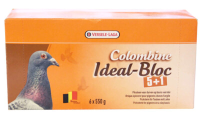 Versele-Laga Colombine Ideal-Bloc 5+1 - 6 x 550g für Tauben - Mineralstoffe