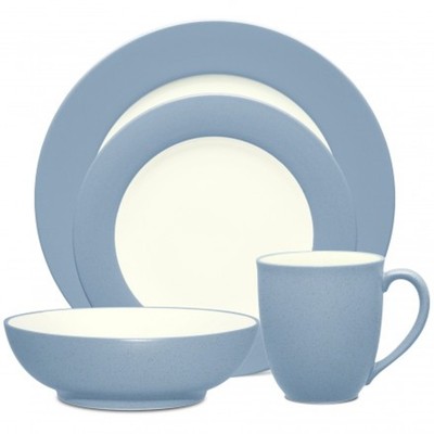 Noritake Colorwave Ice Rim 16Pc Dinnerware Set, Service for 4