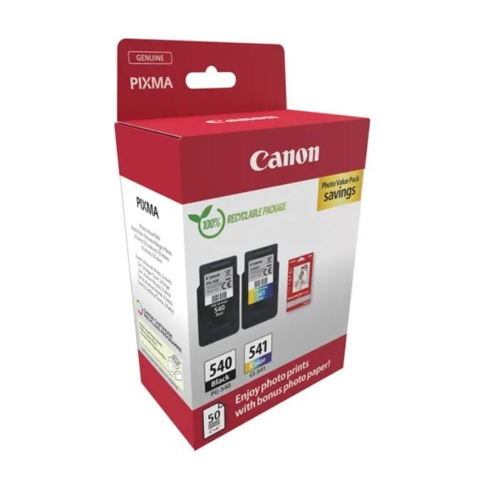 KIT CARTUCCE STAMPANTE CANON PG540 CL541 MULTI PACK ORIGINALE 1COLORE - Foto 12