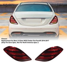 2X Für Mercedes Benz C-Klasse W205 14-21 LED Dynamischer Rückleuchten Bremslicht 2X Für Mercedes Benz C-Klasse W205 14-21 LED Dynamischer Rückleuchten Bremslicht