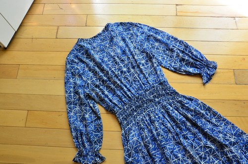 Maje Printed Viscose Dress With Smocking Size 36 US XS / S - Picture 13 of 14