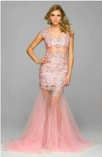 NWT Nox Anabel Embroidered Mermaid Prom homecoming Dress size Xsmall