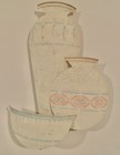 CURTIS C JERE Southwestern Native American Vase Pot Pottery Wall Art Sculpture — photo 1