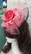 Women's Fascinator Headband,Derby Hat, Church, Wedding Hat, Horse Race