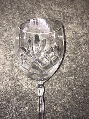 24% Lead Crystal Handmade Czech Republic Wine/Water Glass Set Of 6 | eBay