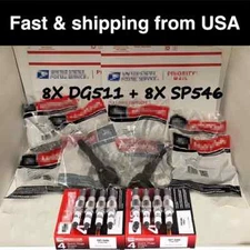 8pcs OEM Genuine DG511 Ignition Coil & Spark Plug SP546 For F150 Ford Lincoln US