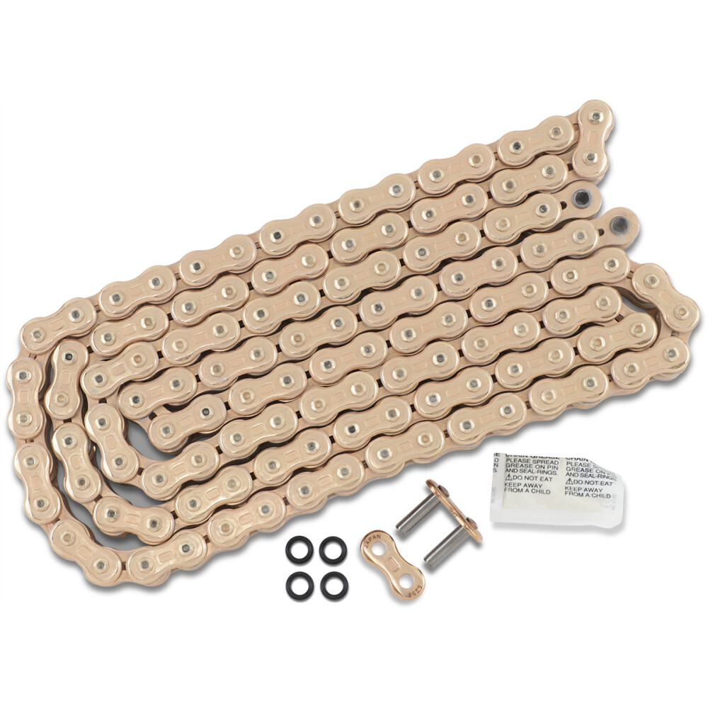 EK 3D ThreeD 525 Z SUPER SPORT Sealed QX2-Ring Chain (Gold/Gold