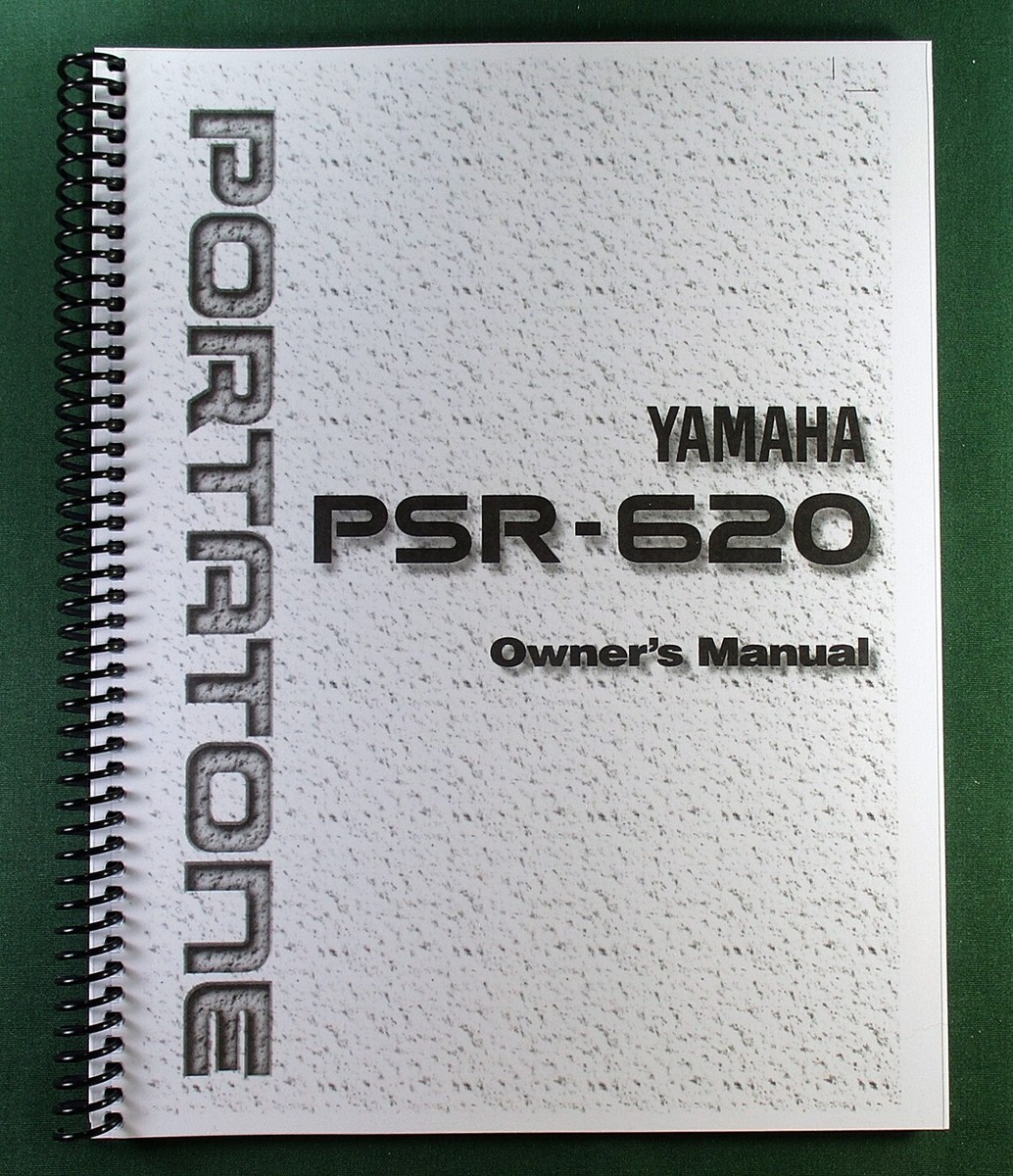 Yamaha PSR-620 Instruction Manual: 111 Pages & Protective