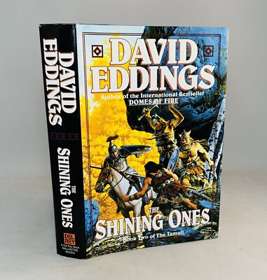 The Shining Ones-David Eddings-SIGNED!-TRUE First/1st Edition!-Bk 2-Tamuli-RARE!