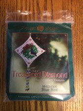 Mill Hill Tiny Treasured Diamonds Counted Glass Bead Kit Blue Bird MH220306