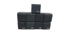 Lot of 05 Bose 4 Double Cube Redline 1 single cube surround Speakers