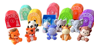 Lot 18 Learning Resources PEEK A BOO Replacement Animal ZOO FARM Finger Puppets