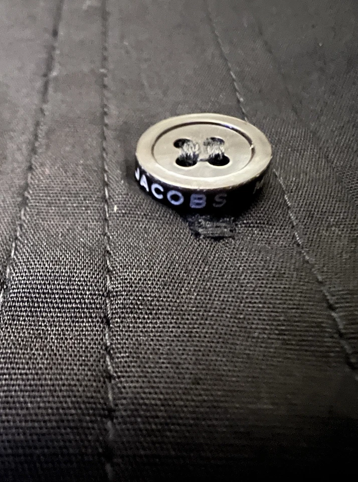 $278 Marc Jacobs Para Hombres Nueva Camisa Manga Larga Abotonada Para Hombre Talla Pequeña Negra Roja Foto 3 de 4