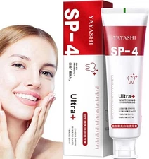 2x Sp-4 Probiotic Toothpaste, Sip-4 Toothpaste Ultra Whitening, Stain Removing